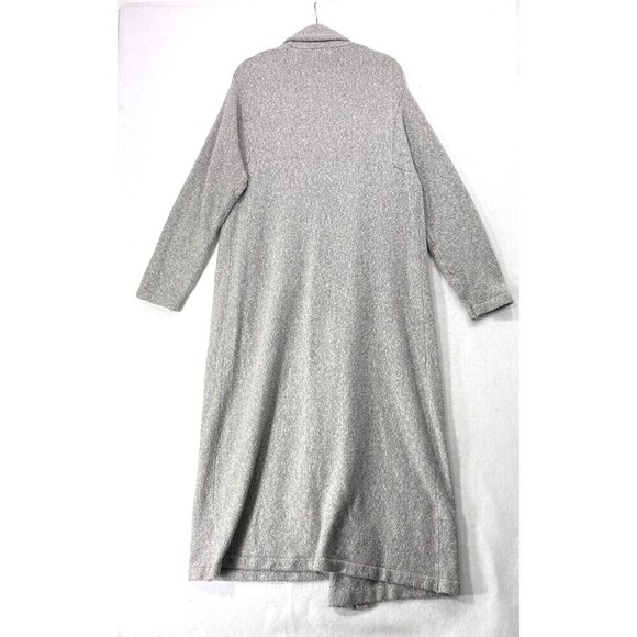 Marine Layer Cardigan Women L Quinn Duster Cardigan Frost Grey Open Long Soft - Picture 2 of 12